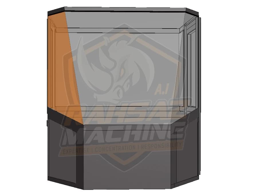 شیشه کنج جلو راست کابین لودر مدل 2008 XCMG