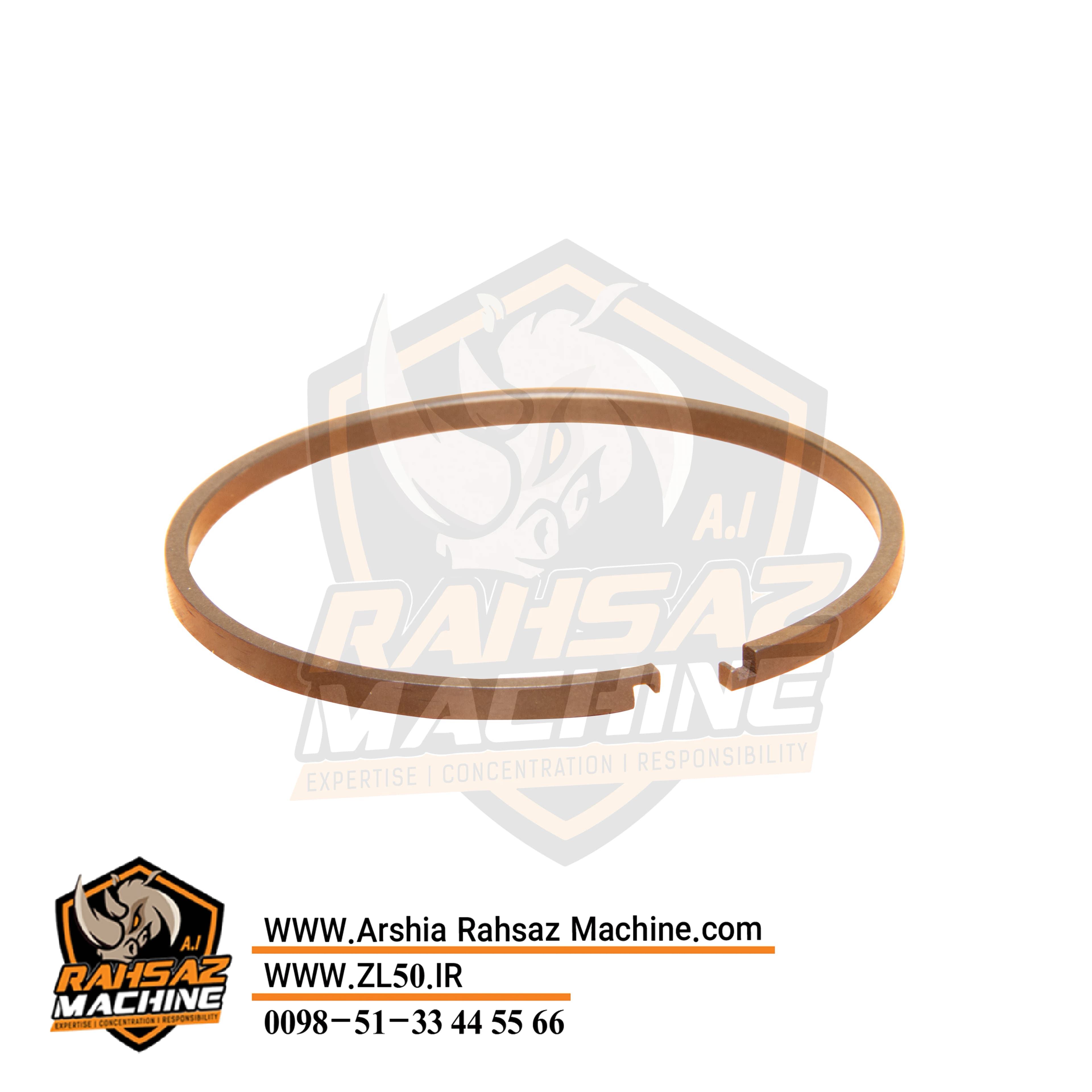 رینگ قفلی سر شافت سایز 52 گیربکس لودر ZL30 - XCMG