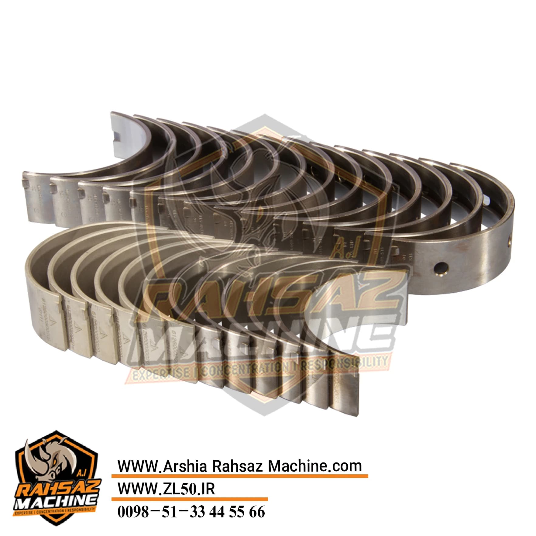 یاتاقان ثابت و متحرک تعمیر اول موتور ویچای WD615
