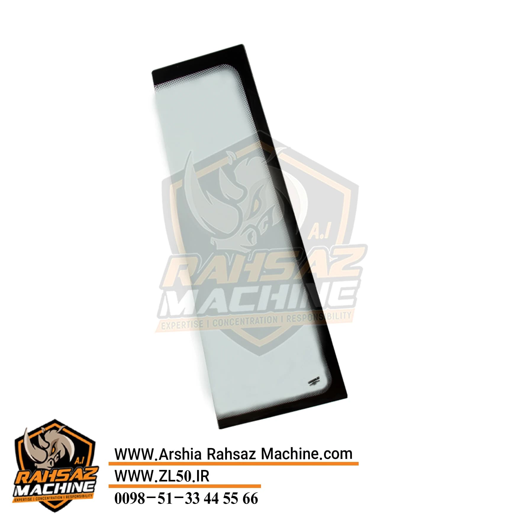 شیشه کنج جلو راست کابین لودر مدل 2008 XCMG