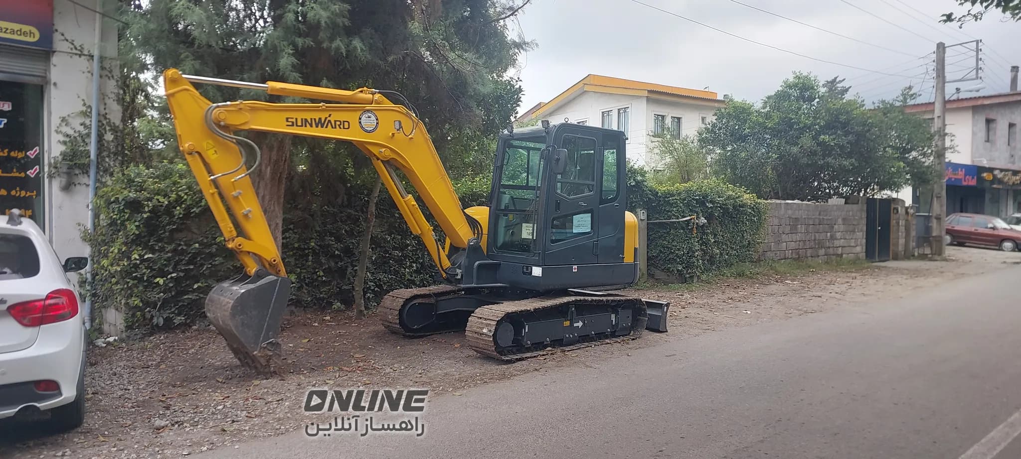 اجاره مینی بیل مکانیکی زنجیری