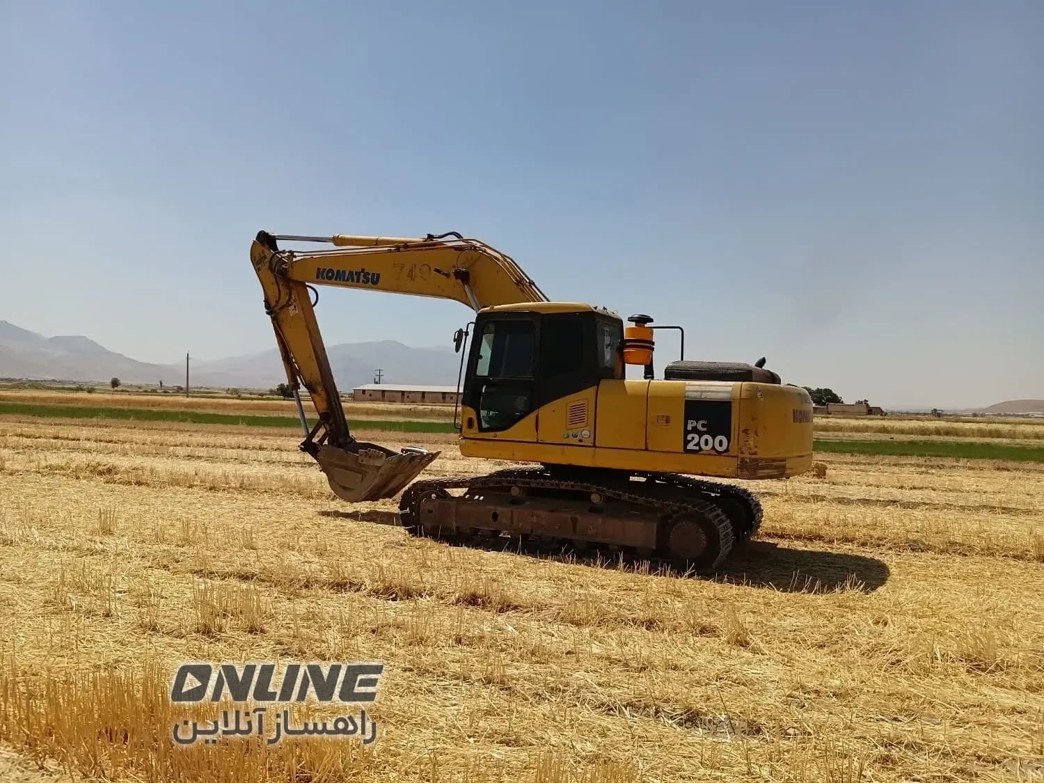 بیل زنجیری کوماتسو آماده همکاری