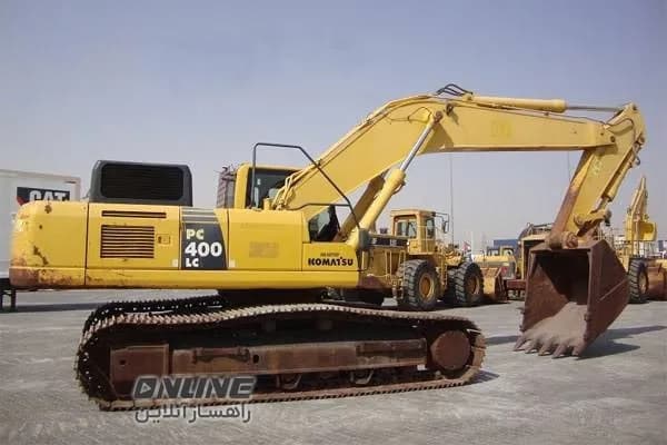 فروش ۱ دستگاه بیل زنجیری کوماتسو ۴۰۰ خط ۷