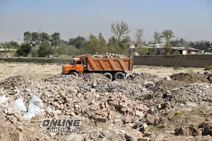 نیازمند کامیون برای حمل باطله