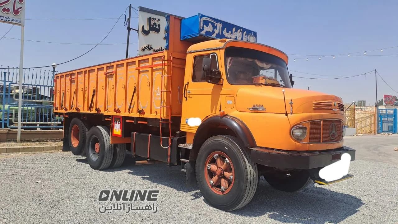 بنز ده چرخ بالاگیر فابریک شرکت نفتی