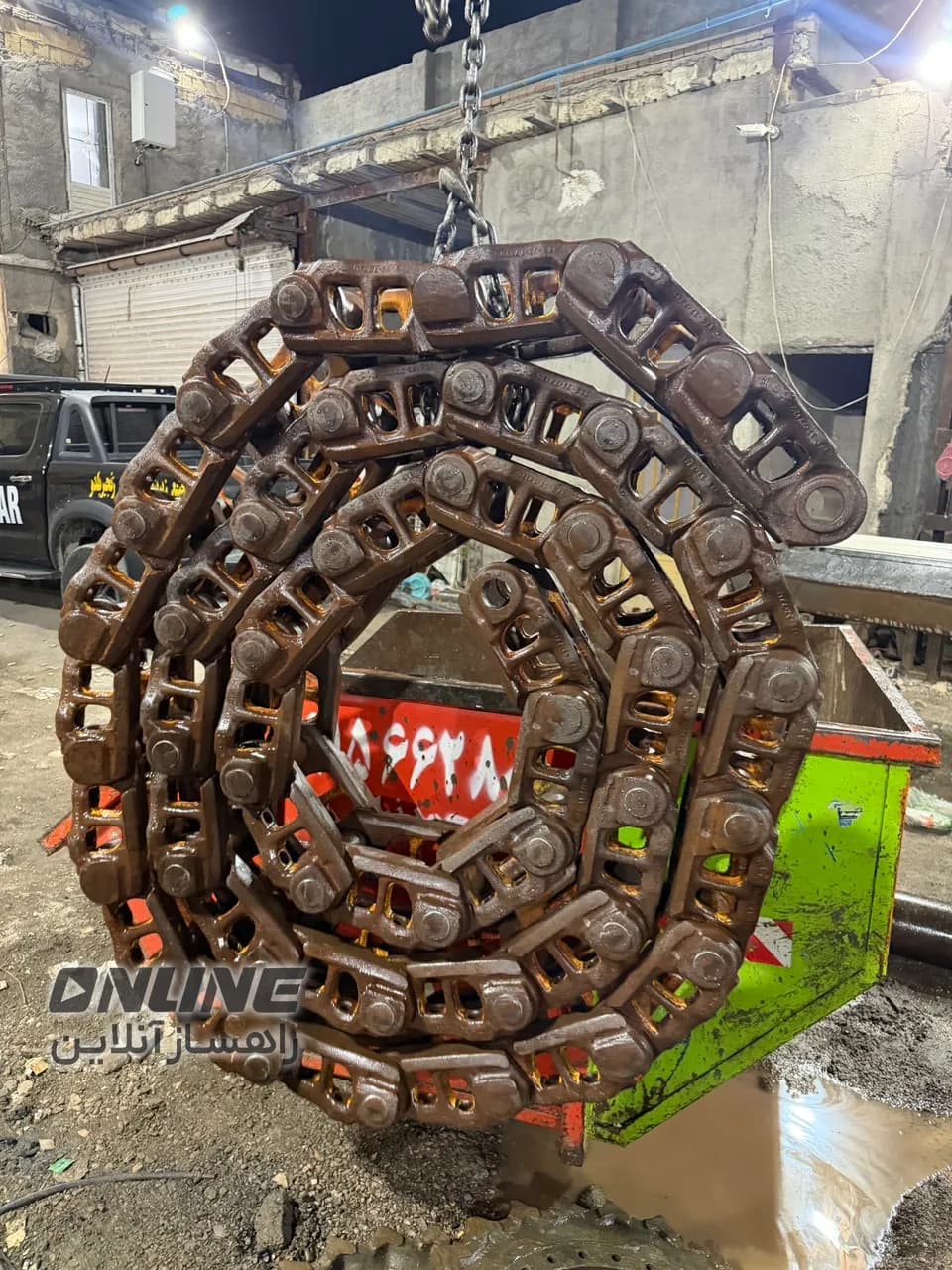 فروش زنجیر بلدوزر ۱۵۵ اصل