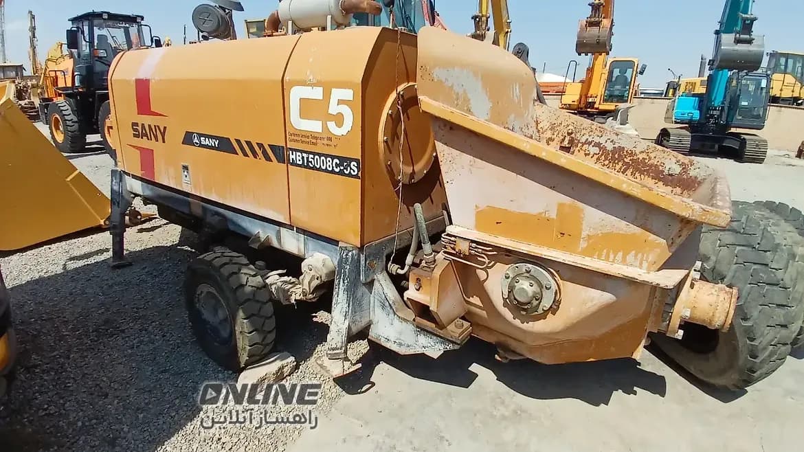 فروش پمپ بتن سانی SANY HBT5008C_5C فروش پمپ بتن سانی SANY HBT5008C_5C — تصویر 1 از 8