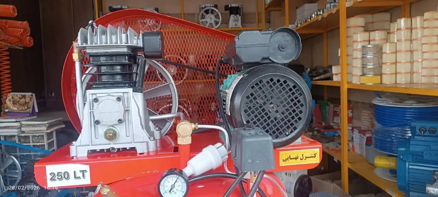 فروش کمپرسور هوا ۲۵۰ لیتری ABAC ایتالیا